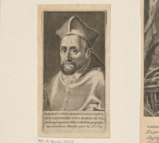 Portrait of Cardinal Roberto Bellarmino