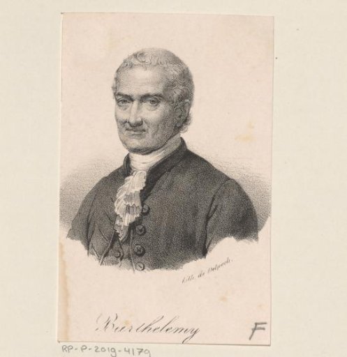 Portrait of François-Marie Barthélemy
