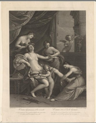 Venus Being Clothed by the Graces