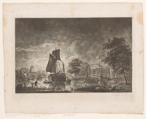 View of the Heimanswetering and Molenaarsbrug in Alphen aan den Rijn