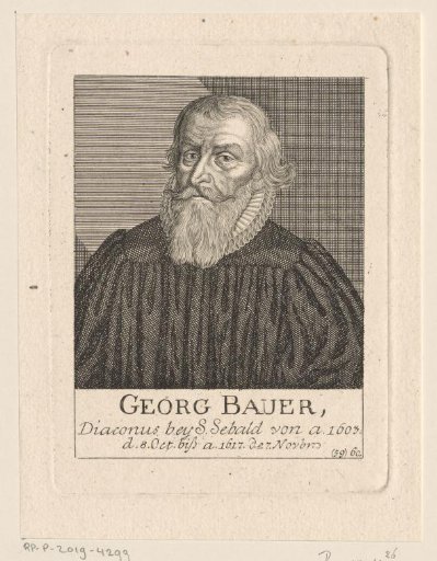 Portrait of Georg Bauer