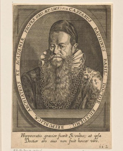 Portrait of Caspar Bauhin