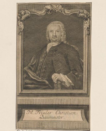 Portrait of Friedrich Christian Baumeister