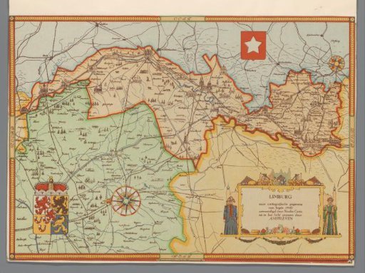 Map of Limburg, 1940