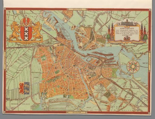 Map of Amsterdam, 1940