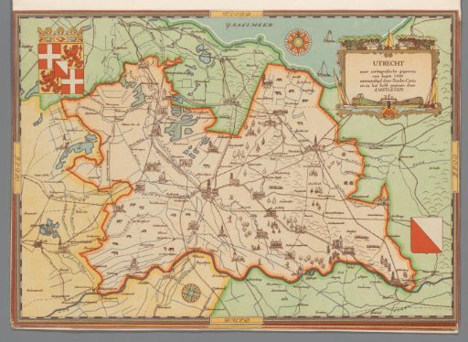 Map of Utrecht, 1940