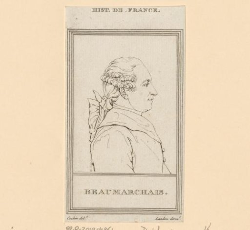 Portrait of Pierre Beaumarchais