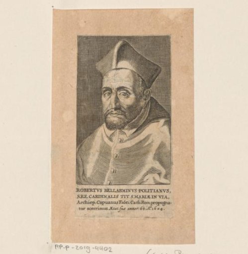 Portrait of Cardinal Roberto Bellarmino