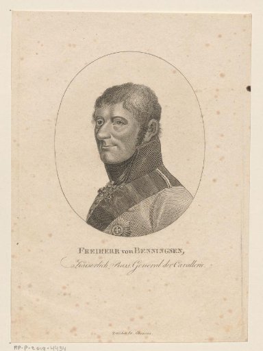 Portrait of Levin August von Bennigsen