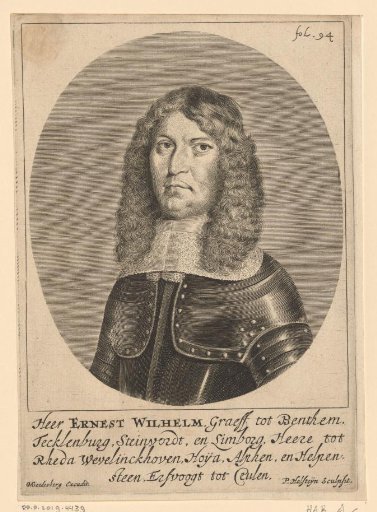 Portrait of Ernst Willem, Count of Bentheim