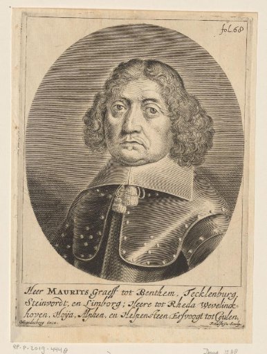 Portrait of Maurice, Count of Bentheim-Tecklenburg