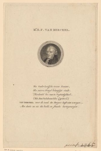 Portrait of Engelbert François van Berckel