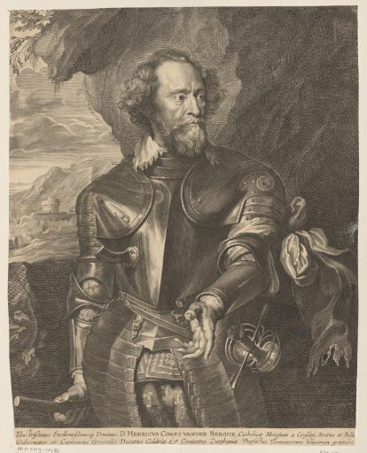Portrait of Hendrik, Count of den Bergh