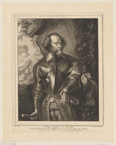 Portrait of Hendrik, Count of den Bergh