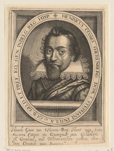 Portrait of Hendrik, Count of den Bergh