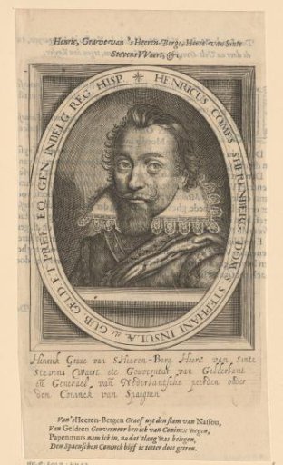 Portrait of Hendrik, Count of den Bergh