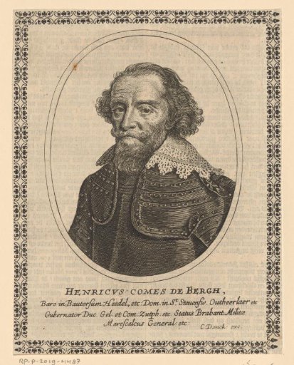 Portrait of Hendrik, Count of den Bergh
