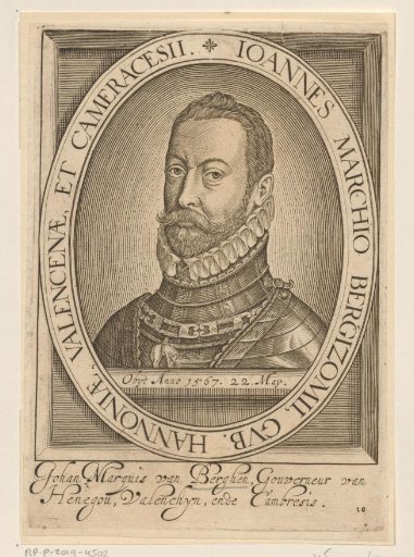 Portrait of Jan van Glimes, Marquis of Bergen-op-Zoom