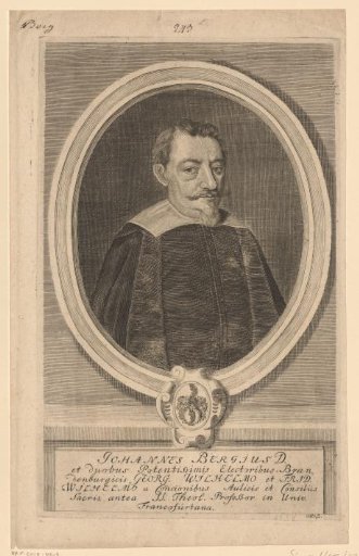 Portrait of Johann Bergius