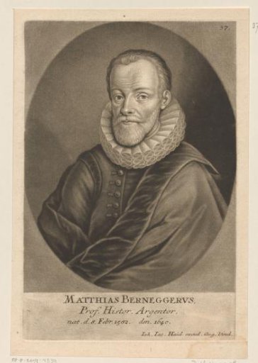 Portrait of Matthias Bernegger