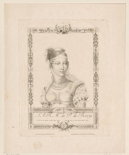 Portrait of Maria Carolina of Bourbon-Sicily, Duchess of Berry