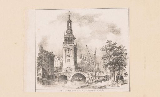 View of the Jan Roodenpoortstoren in Amsterdam