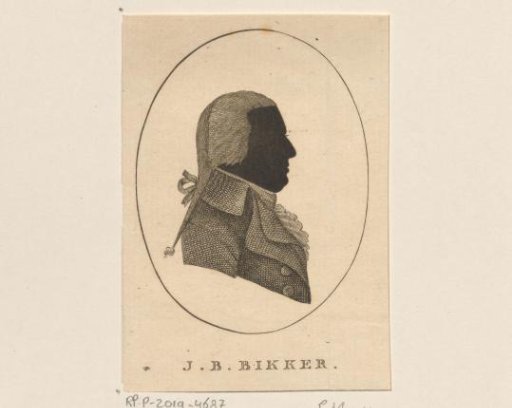 Silhouette portrait of Jan Bernd Bicker