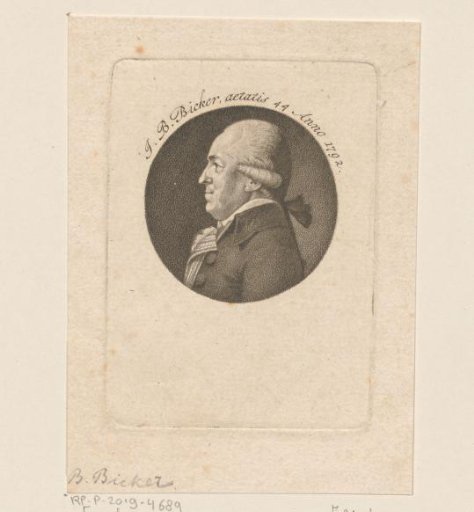 Portrait of Jan Bernd Bicker at the age of 44