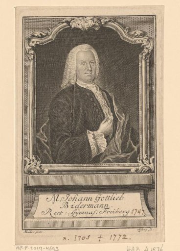 Portrait of Johann Gottlieb Biedermann