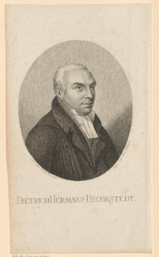 Portrait of Diederich Hermann Biederstedt