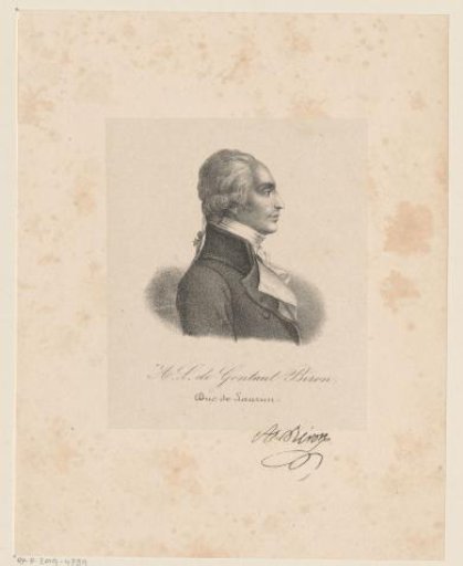 Portrait of Armand Louis de Gontaut de Biron