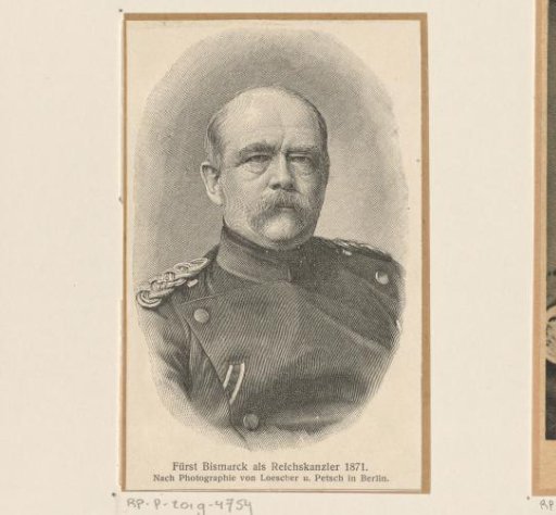 Portrait of Otto von Bismarck at the age of 56