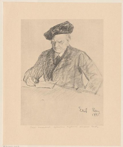 Portrait of Bjørnstjerne Bjørnson