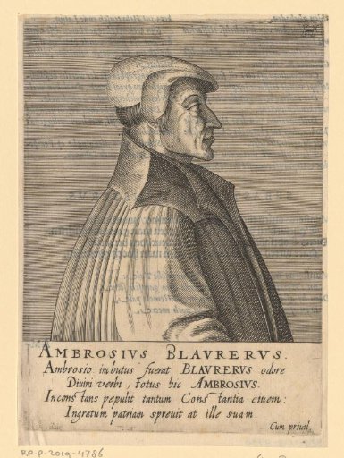 Portrait of Ambrosius Blaurer