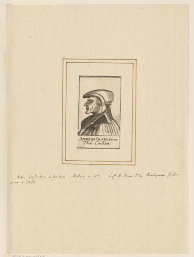Portrait of Ambrosius Blaurer