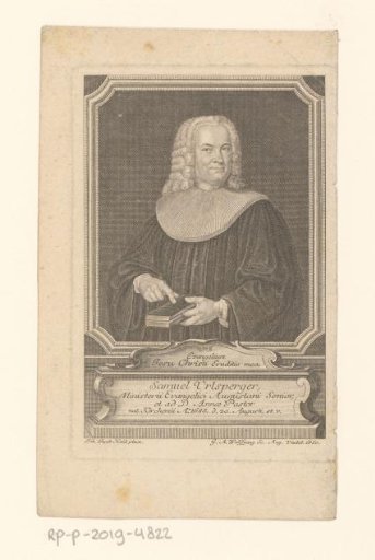 Portrait of Samuel Urlsperger