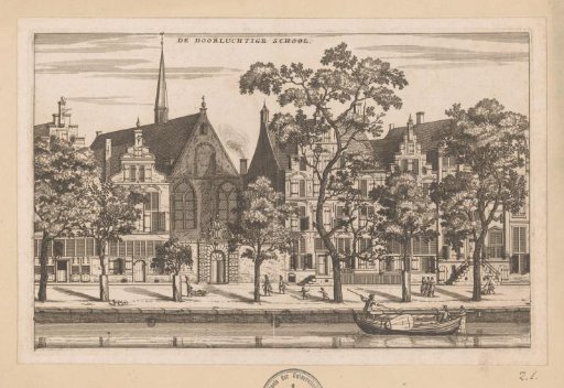 View of the Athenaeum Illustre in Amsterdam