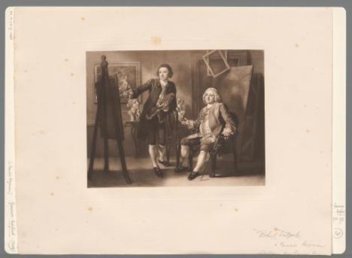 Double portrait of Francis Hayman and Grosvenor Bedford