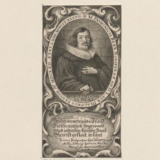 Portrait of Dominicus Beer