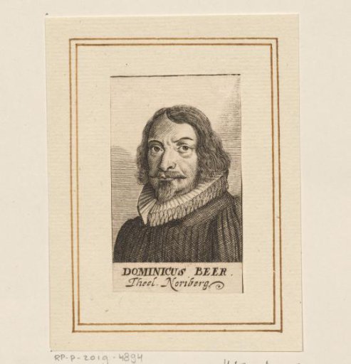 Portrait of Dominicus Beer