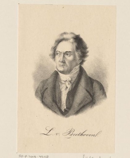 Portrait of Ludwig van Beethoven