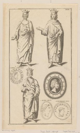 Images of various early medieval kings