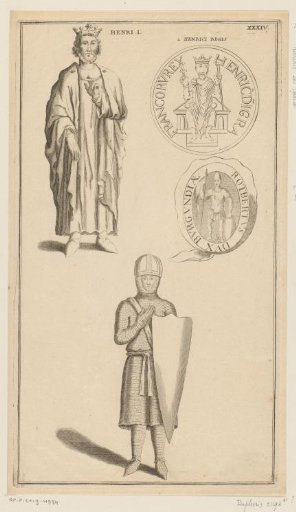 Images of King Robert II and Henry I of France