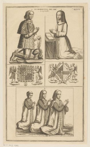 Portrait of Pierre de Rohan-Gié, his wife Françoise de Penhoët and their children