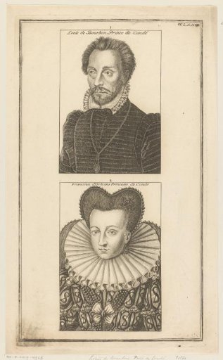 Portraits of Louis I of Bourbon-Condé and Françoise d'Orléans-Longueville