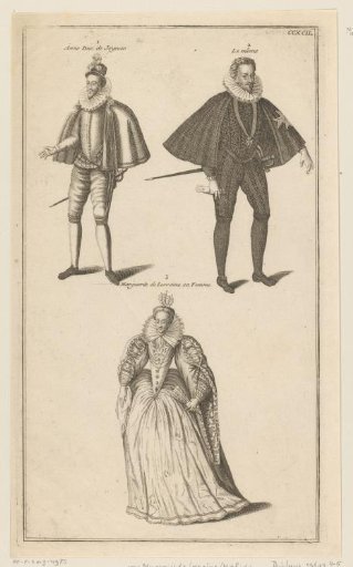 Portraits of Anne de Joyeuse and Marguerite de Lorraine-Vaudémont