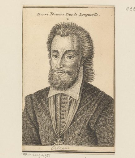 Portrait of Henri I d'Orléans-Longueville
