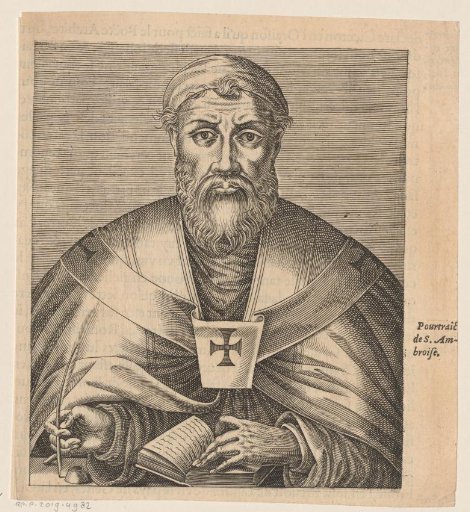 Portrait of Ambrose, Bishop of Milan