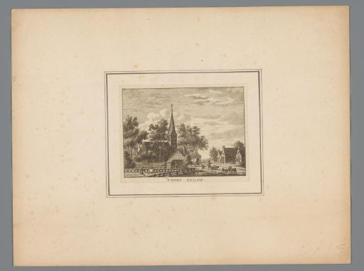 View of the village of Heiloo