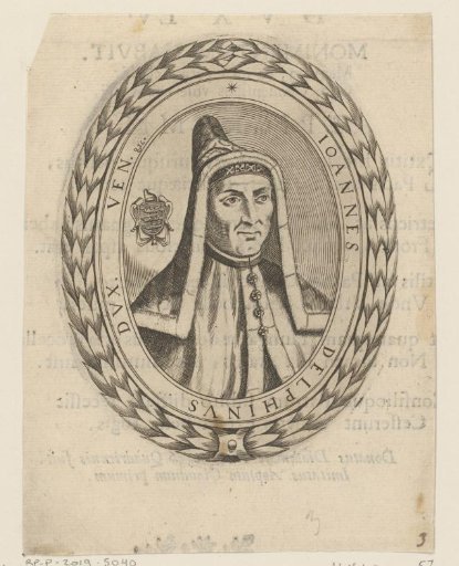 Portrait of Giovanni Delfino, Doge of Venice
